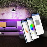 11.1W (90W Replacement) RGBW PAR38 E26 Base Dimmable Alexa Google Smart Wi - Fi Light Bulb - Worldwide Electric Supplies