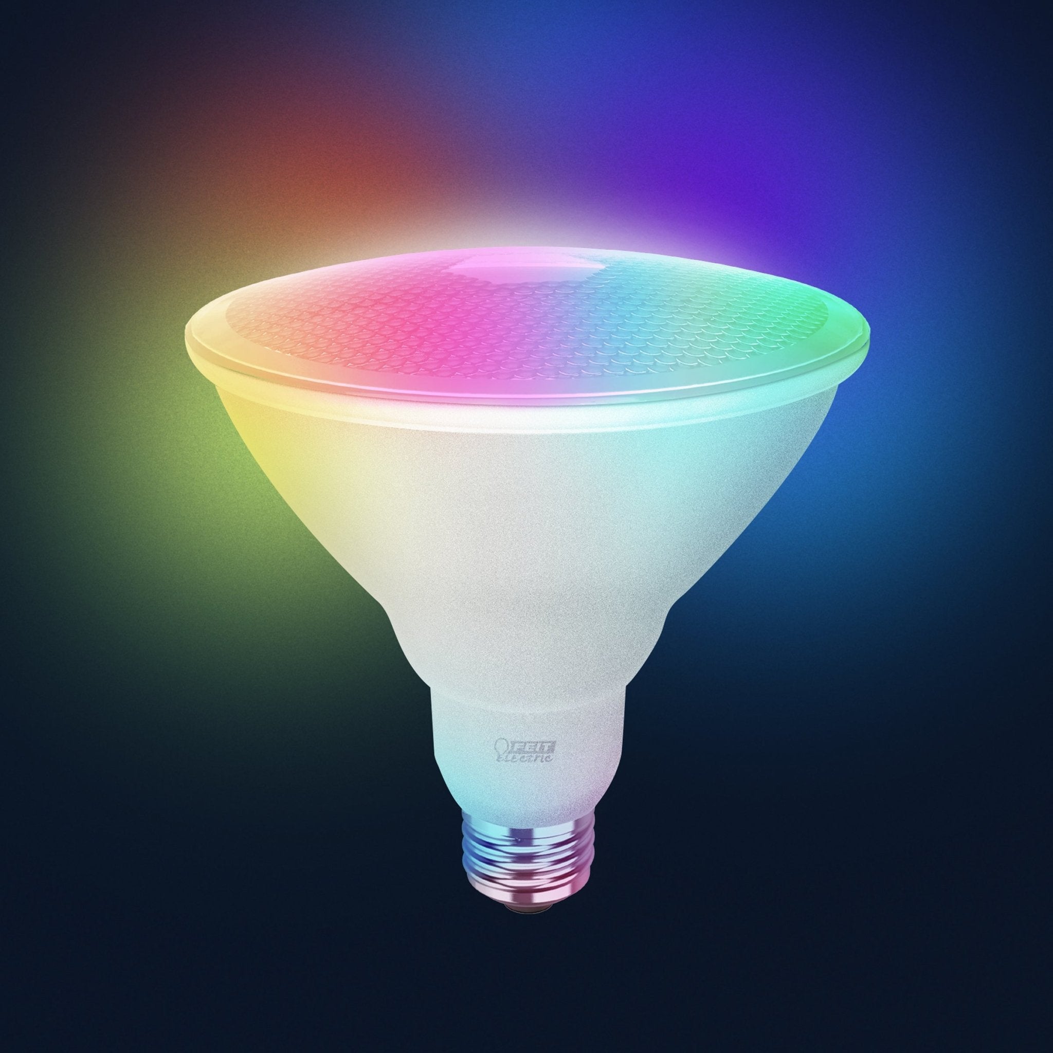 11.1W (90W Replacement) RGBW PAR38 E26 Base Dimmable Alexa Google Smart Wi - Fi Light Bulb - Worldwide Electric Supplies