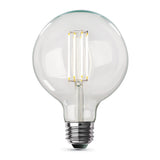 11W (100W Replacement) G40 E26 Dimmable Straight Filament Clear Glass Vintage Edison LED Light Bulb, Soft White - Worldwide Electric Supplies
