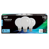 12W (100W Replacement) Daylight (5000K) E26 Base G25 Frost Filament LED (3 - Pack) - Worldwide Electric Supplies