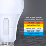 16.5W (100W Replacement) Adjustable White Dusk to Dawn LED Bulb - Worldwide Electric Supplies