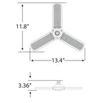 36W (300W Replacement) 4000 Lumen Daylight (5000K) E26 Base Foldable Panel Light - Worldwide Electric Supplies