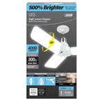 36W (300W Replacement) 4000 Lumen Daylight (5000K) E26 Base Foldable Panel Light - Worldwide Electric Supplies