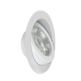 4 in. 11W (50W Replacement) Selectable White (5CCT) Tethered J - Box Adjustable Angle Recessed LED Downlight - Worldwide Electric Supplies