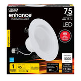 4 in. 75W Replacement Warm White (3000K) Dimmable LED Recessed Downlight - Worldwide Electric Supplies