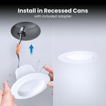 4 in. 8.5W (75W Replacement) Color Selectable (5CCT) Dimmable LED Recessed Downlight (4 - Pack) - Worldwide Electric Supplies