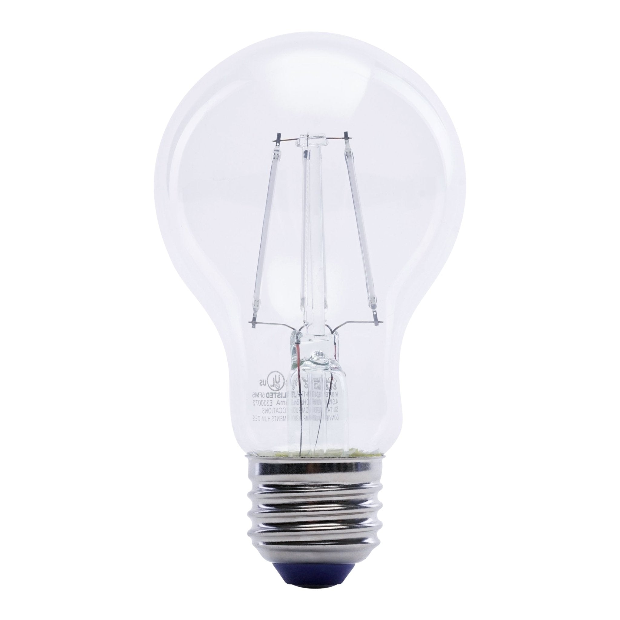 4.5W A19 Blue LED Filament Light Bulb - Worldwide Electric Supplies