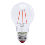 4.5W A19 Red Filament LED Filament Light Bulb - Worldwide Electric Supplies