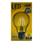 4.5W Clear Glass Transparent Yellow A19 Dimmable LED Filament Light Bulb - Worldwide Electric Supplies