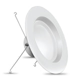 5 - 6 in. 120W Replacement Adjustable White Adjustable Lumens Dimmable High Output Enhance LED Recessed Downlight - Worldwide Electric Supplies