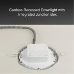 5 - 6 in. 12W (75W Replacement) Color Selectable Canless Recessed Downlight - Worldwide Electric Supplies
