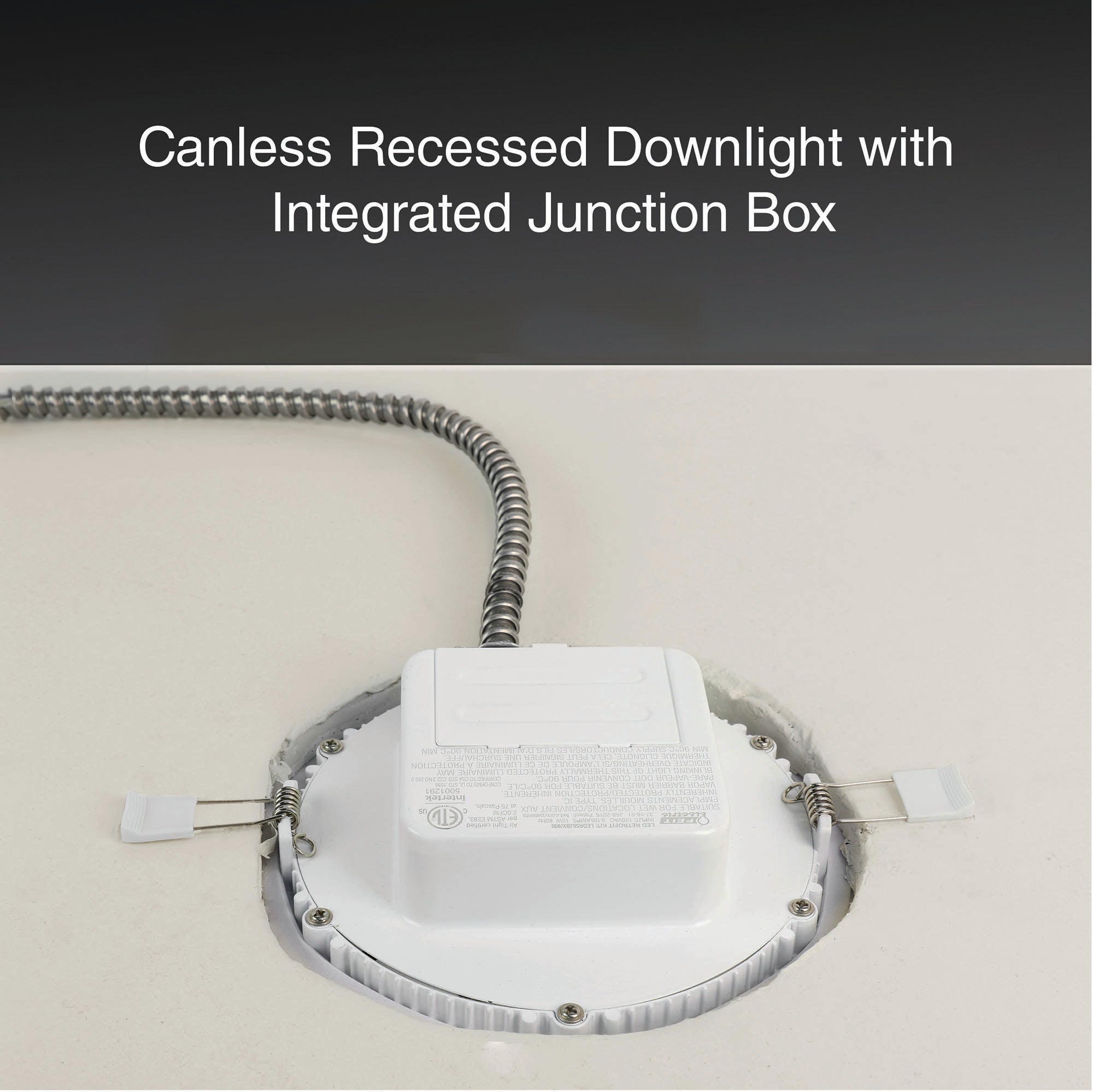 5 - 6 in. 12W (75W Replacement) Color Selectable Canless Recessed Downlight - Worldwide Electric Supplies