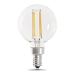 5.5W (60W Replacement) Bright White (3000K) G16 1/2 Filament LED Bulb (2 - Pack) - Worldwide Electric Supplies
