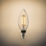 5.5W (60W Replacement) Clear B10 Dimmable Daylight Decorative LED Filament (6 - Pack) - Worldwide Electric Supplies