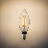 5.5W (60W Replacement) Clear B10 Dimmable Daylight Decorative LED Filament (6 - Pack) - Worldwide Electric Supplies