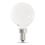 5.5W (60W Replacement) Daylight (5000K) E12 Base G16 1/2 Dimmable Enhance Glass Filament Globe LED Bulb (2 - Pack) - Worldwide Electric Supplies