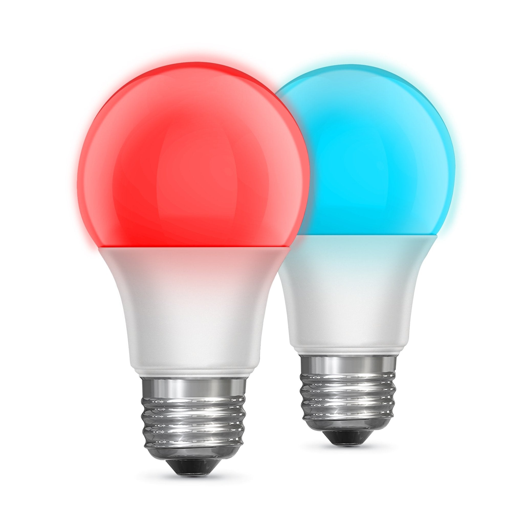 5W Color Changing A19 (E26 Base) LED Party Light Bulb with Remote Control (2 - Pack) - Worldwide Electric Supplies