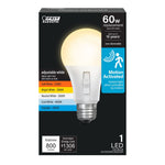 8.8W (60W Replacement) Adjustable White E26 Base Motion Sensor LED Bulb - Worldwide Electric Supplies