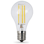 8W (75W Replacement) Daylight (5000K) E26 Base A15 Dimmable Glass Filament LED Light Bulb (2 - Pack) - Worldwide Electric Supplies