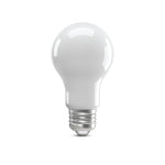 White light bulb on a white background