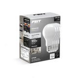 Feit Electric A19 Frost LED Bulb 100 Watt Replacement Neutral White 3500K E26 Base Dimmable 4 Pack