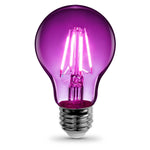 A19 Purple Filament LED Filament Light Bulb - Worldwide Electric Supplies