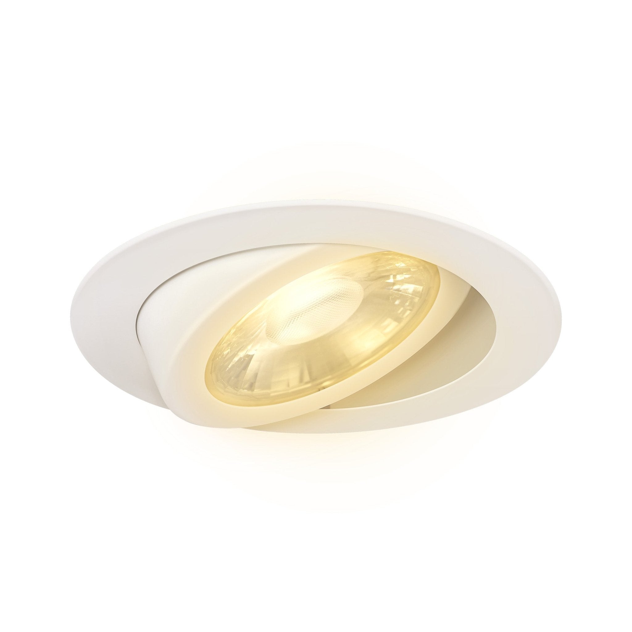 Feit Electric 6" Canless Adjustable Angle LED Downlight 65W Equiv Selectable White 5CCT J-Box 1 Pack - Worldwide Electric Supplies