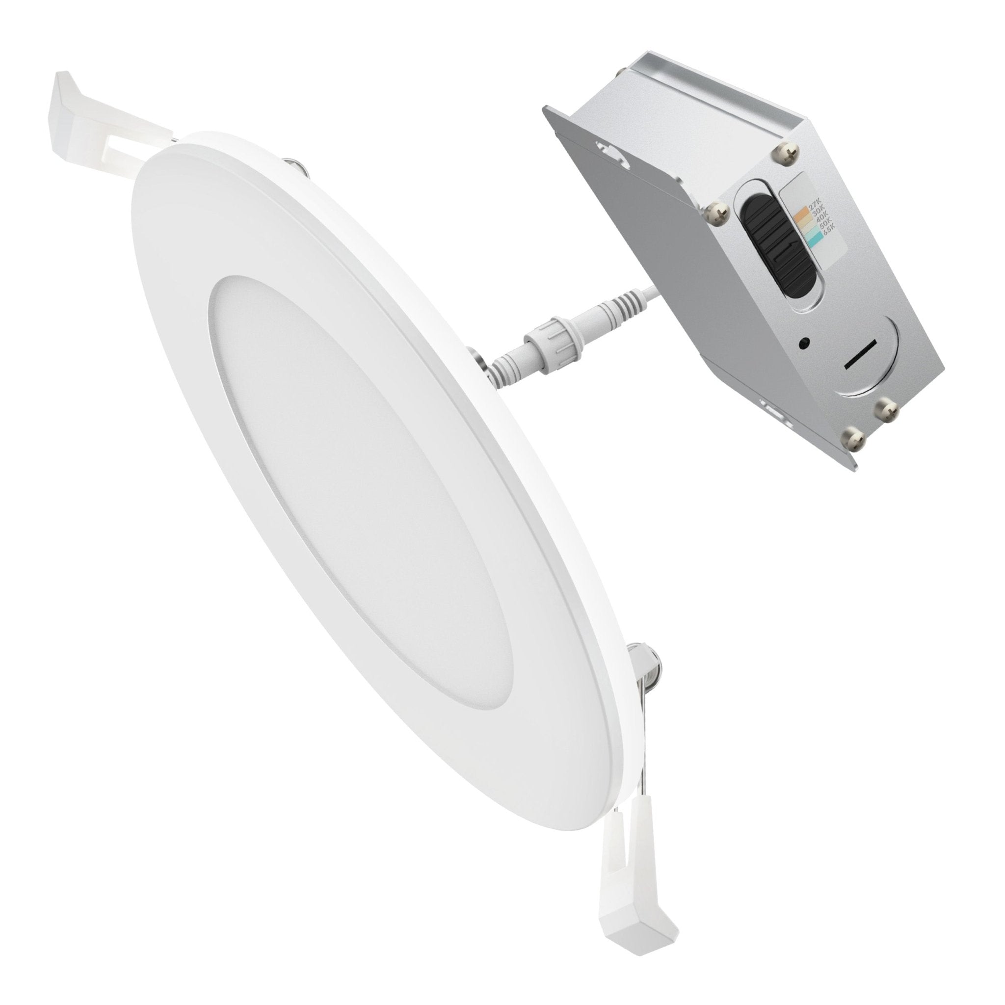 Feit Electric 6" Canless LED Downlight With Night Light 85 Watt Equiv 5CCT High Output J-Box 1 Pack - Worldwide Electric Supplies