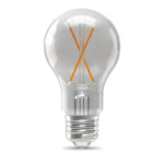 Feit Electric A19 Clear LED Bulb 40 Watt Replacement Neutral White 3500K E26 Base Dimmable 4 Pack - Worldwide Electric Supplies