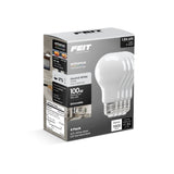 Feit Electric A19 Frost LED Bulb 100 Watt Replacement Neutral White 3500K E26 Base Dimmable 4 Pack - Worldwide Electric Supplies