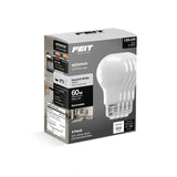 Feit Electric A19 Frost LED Bulb 60 Watt Replacement Neutral White 3500K E26 Base Dimmable 4 Pack - Worldwide Electric Supplies