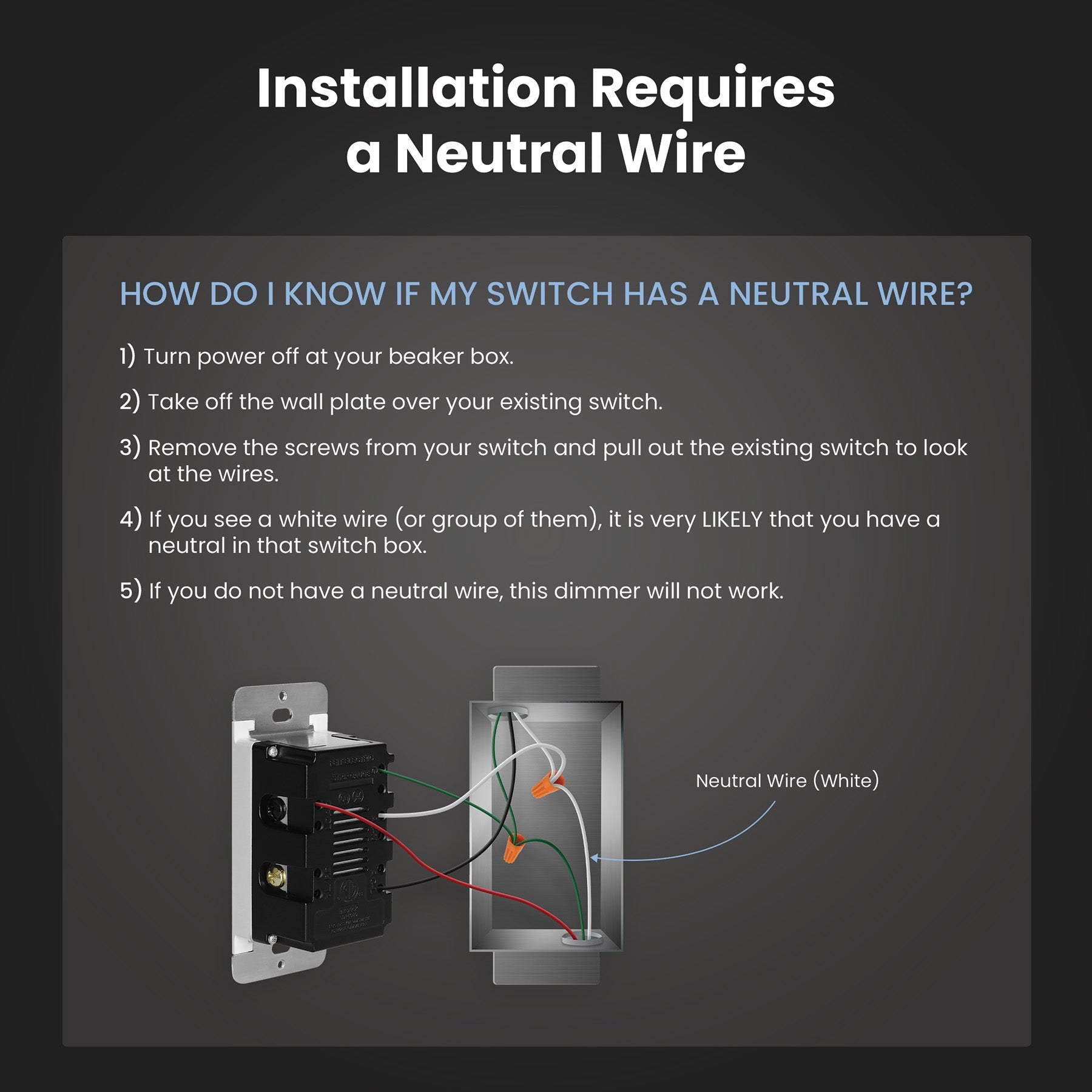 Smart Wi - Fi Dimmer - Worldwide Electric Supplies